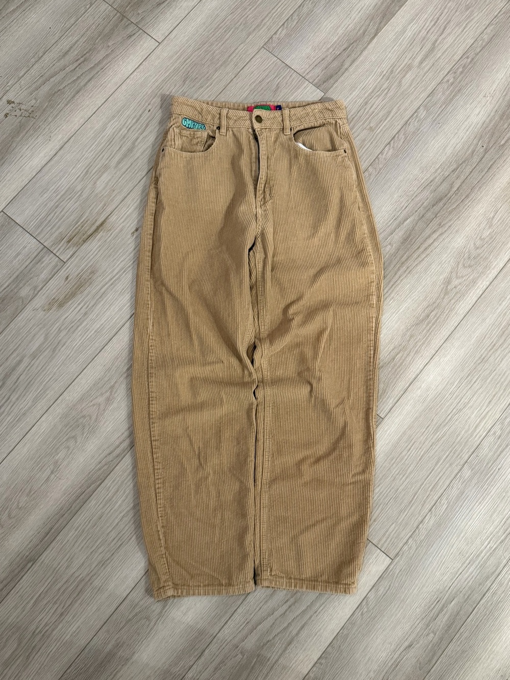 Vintage 90’s Empyre Womens Tori Baggy Pants Tan Corduroy